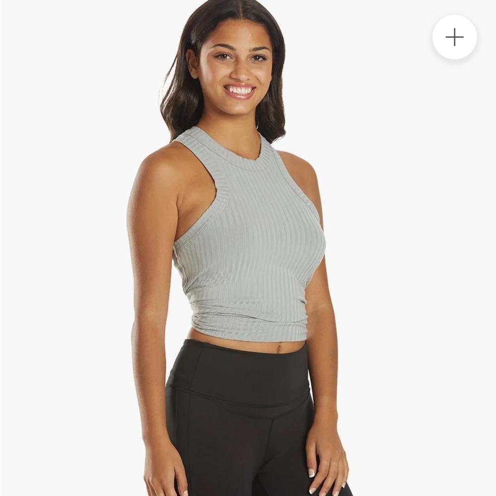 Free People Blissed Out Tank NWT L (light sage green)